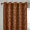 Dunelm Mottled Chenille Rust Eyelet Curtains 2 Dunelm Mottled Chenille Rust Eyelet Curtains -Dunelm Sales Store 30810054