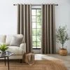 Dunelm Churchgate Dogtooth Natural Grey Eyelet Curtains 2 Dunelm Churchgate Dogtooth Natural Grey Eyelet Curtains -Dunelm Sales Store 30810064 alt01