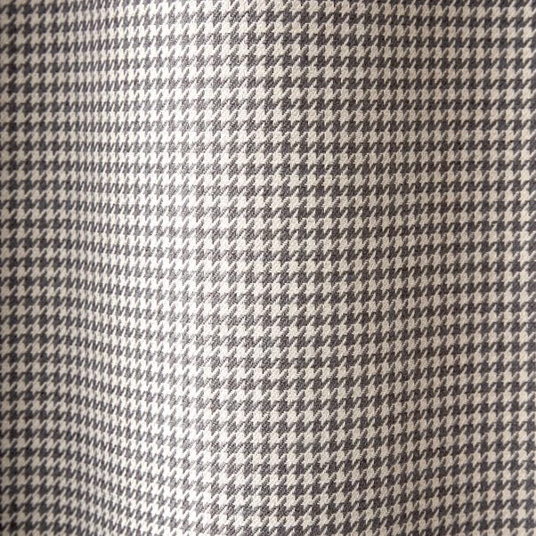 Dunelm Churchgate Dogtooth Natural Grey Eyelet Curtains 4 Dunelm Churchgate Dogtooth Natural Grey Eyelet Curtains - Image 2