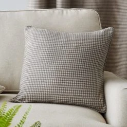 Dunelm Churchgate Dogtooth Natural Grey Eyelet Curtains 10 Dunelm Churchgate Dogtooth Natural Grey Eyelet Curtains -Dunelm Sales Store 30810064 alt07