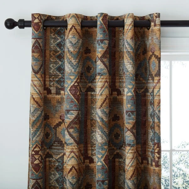 Dunelm Evander Red Eyelet Curtains 3 Dunelm Evander Red Eyelet Curtains