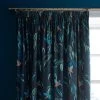 Natural History Museum Kingfisher Peacock Pencil Pleat Curtains 1 Natural History Museum Kingfisher Peacock Pencil Pleat Curtains -Dunelm Sales Store 30810079