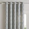 Natural History Museum Shoreline Seafoam Eyelet Curtains