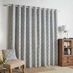 Natural History Museum Shoreline Seafoam Eyelet Curtains -Dunelm Sales Store 30810103 alt04