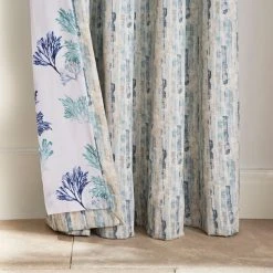 Natural History Museum Shoreline Seafoam Eyelet Curtains -Dunelm Sales Store 30810103 alt06