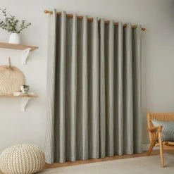 Dunelm Churchgate Herringbone Stripe Olive Eyelet Curtains 11 Dunelm Churchgate Herringbone Stripe Olive Eyelet Curtains -Dunelm Sales Store 30810112 alt04