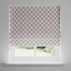 Dunelm Global Daisy Navy Blackout Roman Blind 8 Dunelm Global Daisy Navy Blackout Roman Blind -Dunelm Sales Store 30810191 alt04