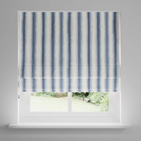 Dunelm Global Shibori Navy Roman Blind 5 Dunelm Global Shibori Navy Roman Blind - Image 3