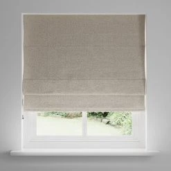 Dunelm Textured Chenille Mushroom Roman Blind 8 Dunelm Textured Chenille Mushroom Roman Blind -Dunelm Sales Store 30810231 alt04