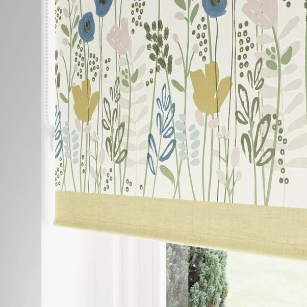 Dunelm Abstract Floral Multicoloured Roller Blind 4 Dunelm Abstract Floral Multicoloured Roller Blind - Image 2