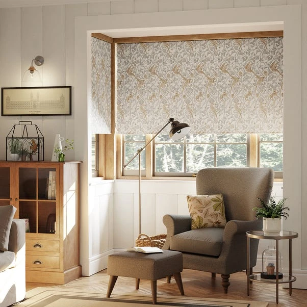 Natural History Museum Romanesque Natural Roller Blind 3 Natural History Museum Romanesque Natural Roller Blind