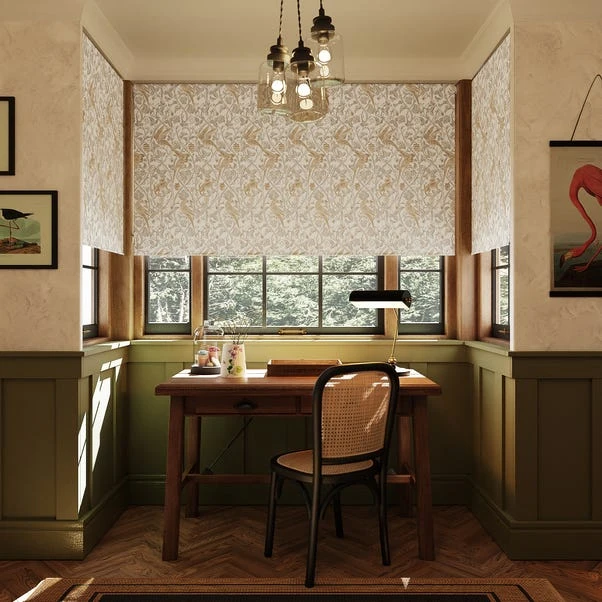 Natural History Museum Romanesque Natural Roller Blind 4 Natural History Museum Romanesque Natural Roller Blind - Image 2