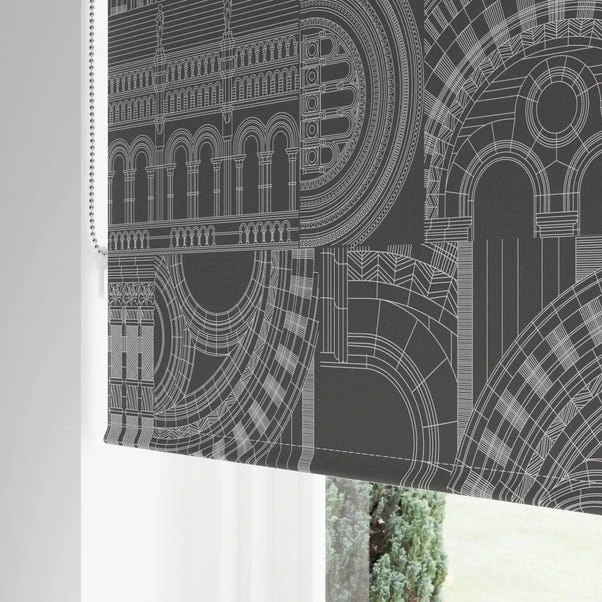 Natural History Museum Waterhouse Black Roller Blind 4 Natural History Museum Waterhouse Black Roller Blind - Image 2