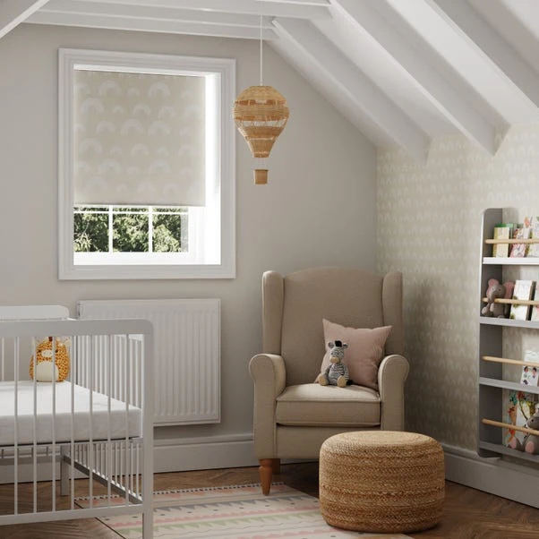 Dunelm Rainbow Twist Safe Natural Roller Blind 3 Dunelm Rainbow Twist Safe Natural Roller Blind