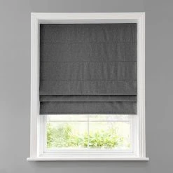 Dunelm Luna Charcoal Blackout Roman Blind 13 Dunelm Luna Charcoal Blackout Roman Blind -Dunelm Sales Store 30810366 alt05