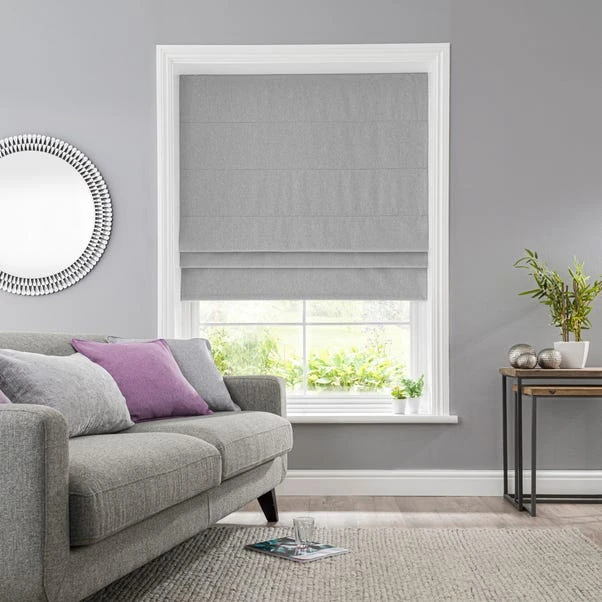 Dunelm Luna Dove Grey Blackout Roman Blind 5 Dunelm Luna Dove Grey Blackout Roman Blind - Image 3