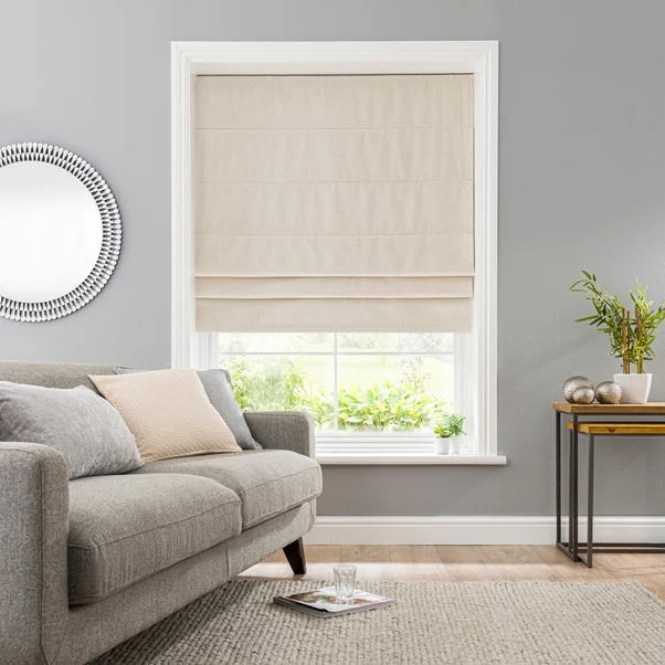 Dunelm Luna Natural Blackout Roman Blind 5 Dunelm Luna Natural Blackout Roman Blind - Image 3