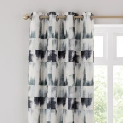 Dunelm Belgravia Navy Eyelet Curtains