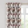 Dunelm Belgravia Red Eyelet Curtains