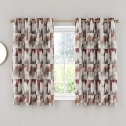 Dunelm Belgravia Red Eyelet Curtains 12 Dunelm Belgravia Red Eyelet Curtains -Dunelm Sales Store 30813163 alt05
