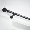 Dunelm Carved Wooden Curtain Pole Dia. 28mm