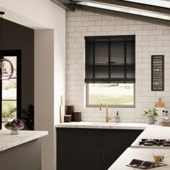 Swish 50mm FSC Black Hardwood Venetian Blind