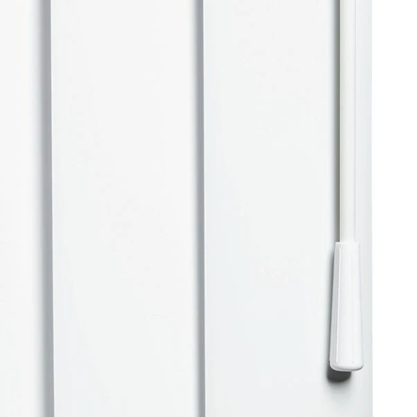 Dunelm Room Darkening White Cordless Vertical Blind 4 Dunelm Room Darkening White Cordless Vertical Blind - Image 2