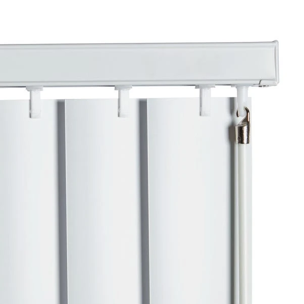 Dunelm Room Darkening White Cordless Vertical Blind 6 Dunelm Room Darkening White Cordless Vertical Blind - Image 4