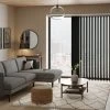 Dunelm Room Darkening Black Cordless Vertical Blind 2 Dunelm Room Darkening Black Cordless Vertical Blind -Dunelm Sales Store 30813611