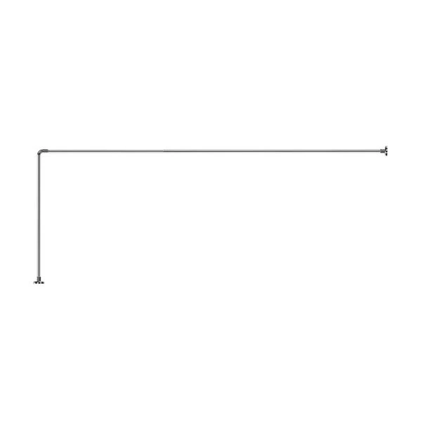 Croydex L-Shaped Extendable Shower Rail 6 Croydex L-Shaped Extendable Shower Rail - Image 4