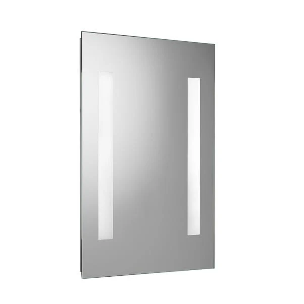 Croydex Malham Battery Operated Light-Up Mirror, 30x45cm 3 Croydex Malham Battery Operated Light-Up Mirror, 30x45cm