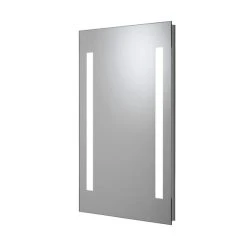 Croydex Thorton Battery Operated Light-Up Mirror, 40x60cm