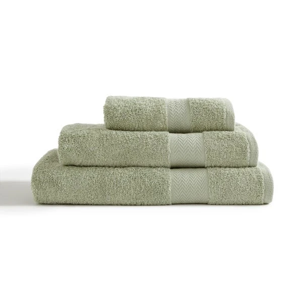 Dunelm Sage Hotel Luxury Organic Cotton Towel 5 Dunelm Sage Hotel Luxury Organic Cotton Towel - Image 3