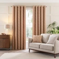 Dunelm Dianna Terracotta Eyelet Curtains 9 Dunelm Dianna Terracotta Eyelet Curtains -Dunelm Sales Store 30815253 alt01