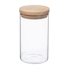 5five Set Of 3 Air Seal Round Glass Storage Jars -Dunelm Sales Store 30816119 alt02