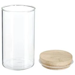 5five Set Of 3 Air Seal Round Glass Storage Jars -Dunelm Sales Store 30816119 alt03