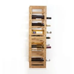 Bamboo Modular Wine Rack 7 Bamboo Modular Wine Rack -Dunelm Sales Store 30816234 alt02