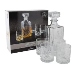 BarCraft Barcraft Cut Glass Effect Decanter Set 900ml 11 BarCraft Barcraft Cut Glass Effect Decanter Set 900ml -Dunelm Sales Store 30816893 alt04