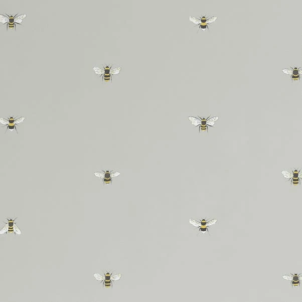 Sophie Allport Bee Grey Roller Blind 5 Sophie Allport Bee Grey Roller Blind - Image 3