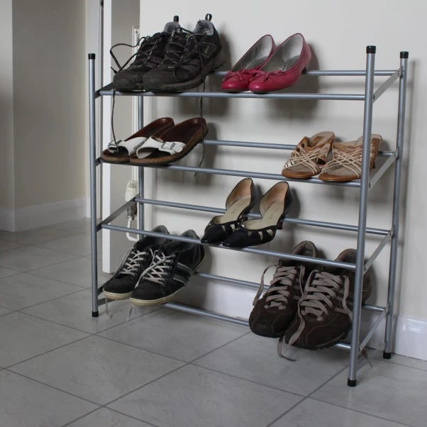 JVL 4 Tier Shoe Rack 3 JVL 4 Tier Shoe Rack