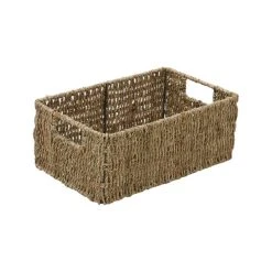 JVL Seagrass Set Of 3 Storage Baskets With Handles -Dunelm Sales Store 30824537 alt03