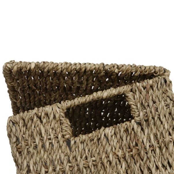 JVL Seagrass Set Of 4 Storage Baskets With Lids 7 JVL Seagrass Set Of 4 Storage Baskets With Lids - Image 5