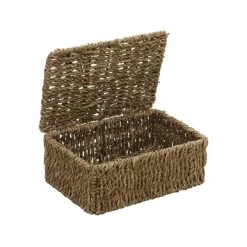JVL Seagrass Set Of 4 Storage Baskets With Lids 13 JVL Seagrass Set Of 4 Storage Baskets With Lids -Dunelm Sales Store 30824540 alt05