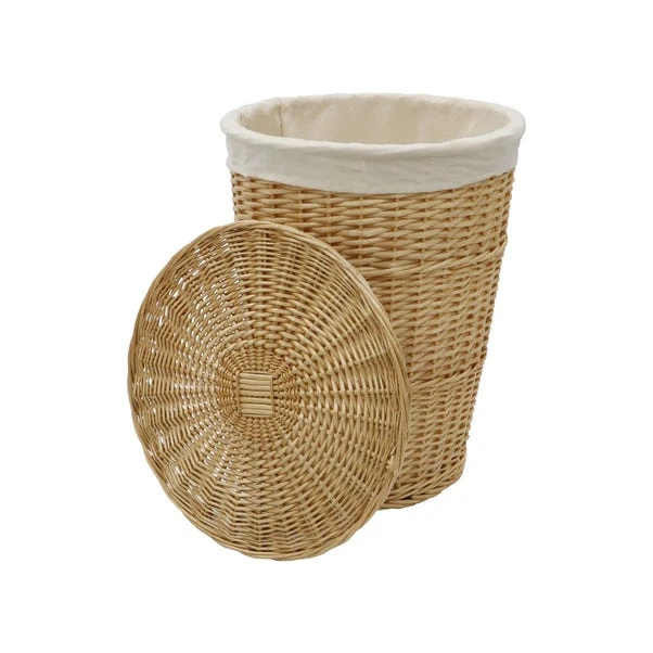 JVL Acacia Willow Round Laundry Basket 5 JVL Acacia Willow Round Laundry Basket - Image 3