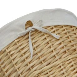 JVL Acacia Willow Round Laundry Basket 11 JVL Acacia Willow Round Laundry Basket -Dunelm Sales Store 30824552 alt03