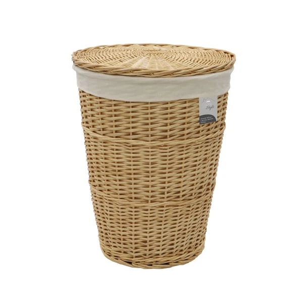 JVL Acacia Willow Round Laundry Basket 7 JVL Acacia Willow Round Laundry Basket - Image 5