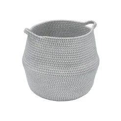 JVL Edison Round Belly Storage Basket 10 JVL Edison Round Belly Storage Basket -Dunelm Sales Store 30824566 alt02