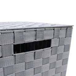 JVL Vichy Laundry Hamper -Dunelm Sales Store 30824570 alt03