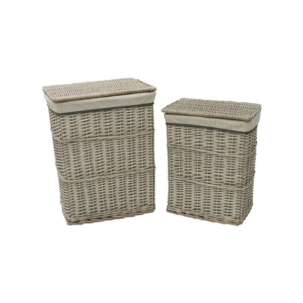 JVL Arianna Willow Set Of 4 Laundry Baskets & Bins 7 JVL Arianna Willow Set Of 4 Laundry Baskets & Bins - Image 5