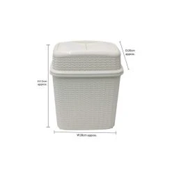JVL Loop Plastic Push Top Bin 10L 11 JVL Loop Plastic Push Top Bin 10L -Dunelm Sales Store 30824628 alt04